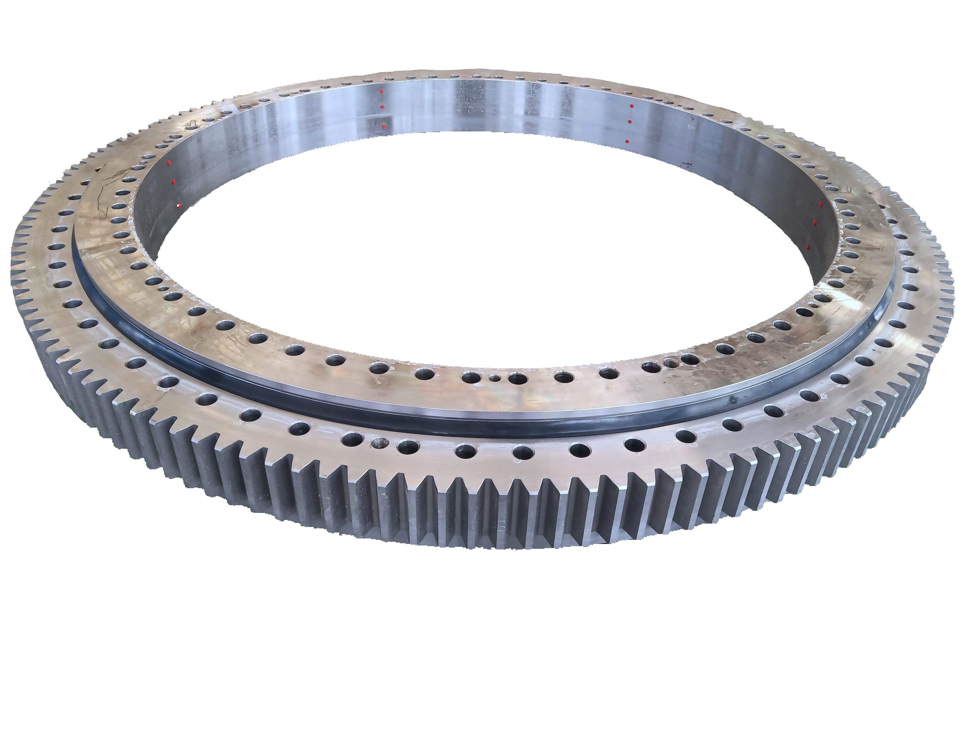 Three-row cylindrical roller slewing bearing with External gear